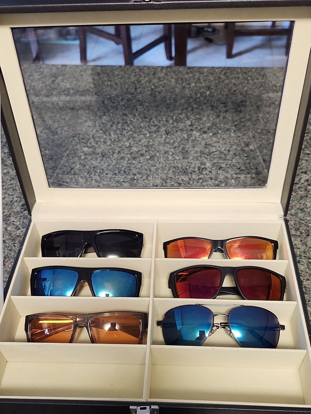 Men's Polarized Sunglasses Collection - Blue, Black, Red, Orange, Brown Lenses